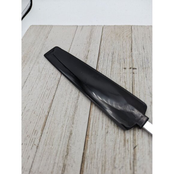 Icing Spatula Spreader Serrated Knife 12 1/2" Nylon Plastic Black - Picture 5 of 7